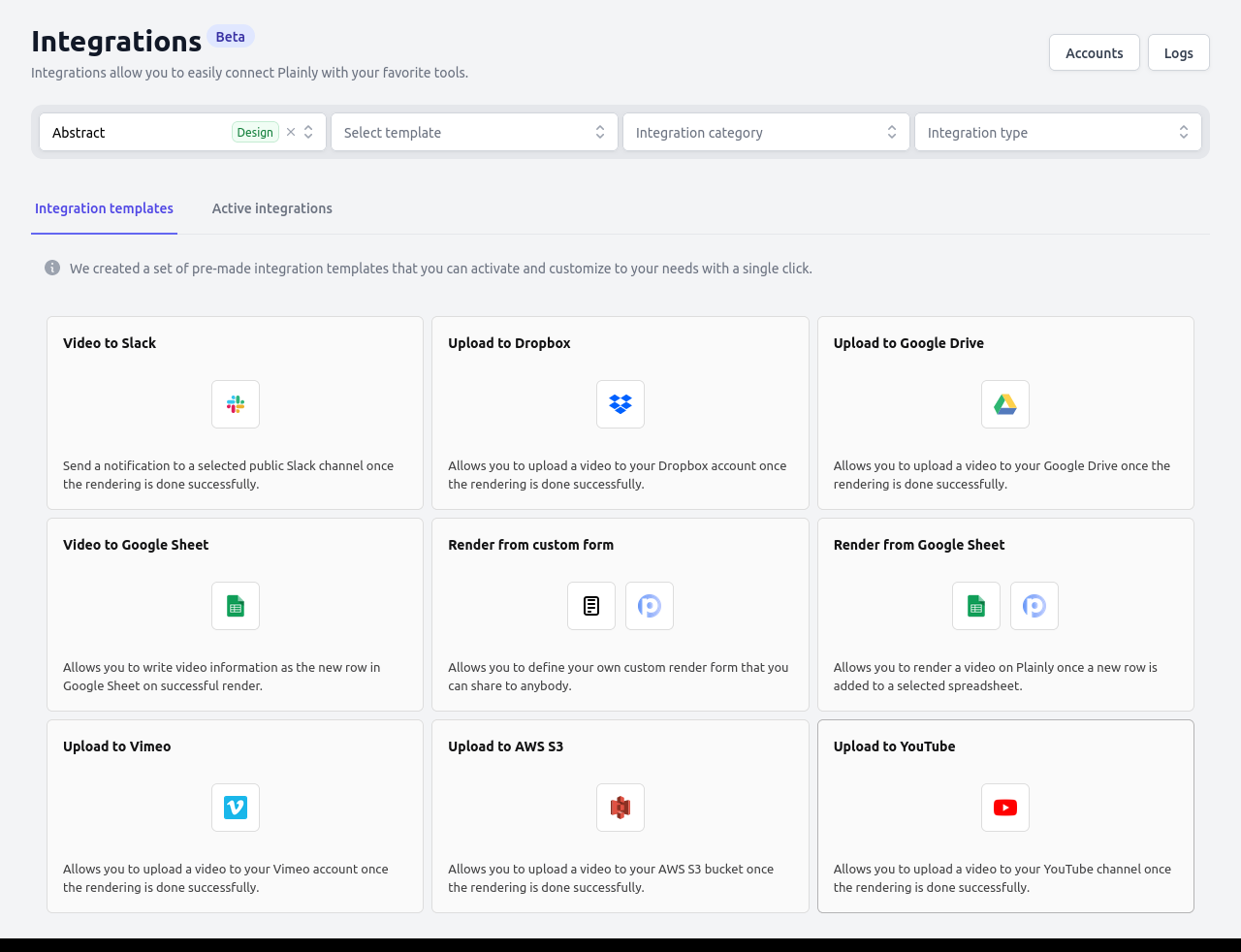 integrations 1